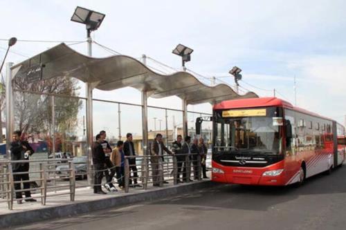 تغییر مسیر خط ۷ اتوبوس های تندرو تهران
