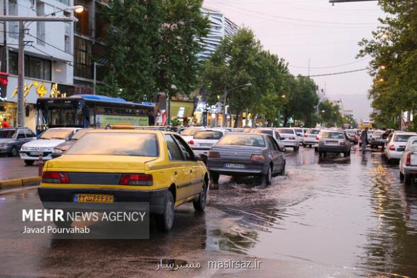 باران هم حریف آلودگی هوای تهران نشد وضعیت هوا همچنان نارنجی