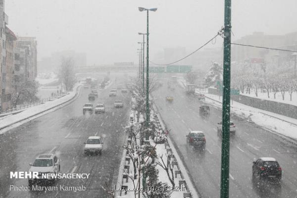 آماده باش ۲۰ هزار نفر برای خدمات رسانی در ایام برفی تهران